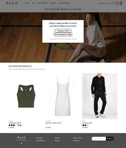 Posnetek zaslona www.backwellnesswear.com