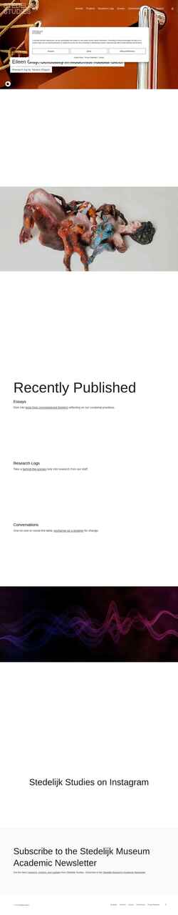 Captura de tela stedelijkstudies.com
