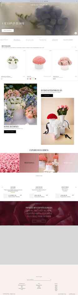 Captura de pantalla www.venusetfleur.com