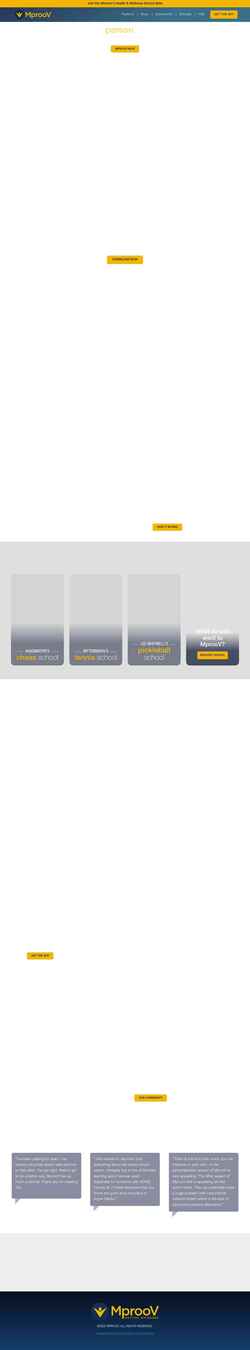Screenshot mproovapp.com