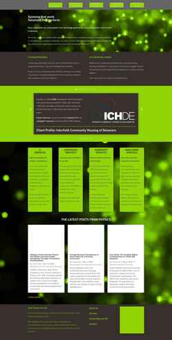 Screenshot physicsservices.net
