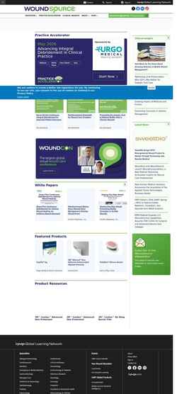 Schermata www.woundsource.com