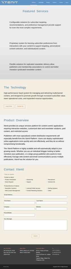 Screenshot www.xtenit.com