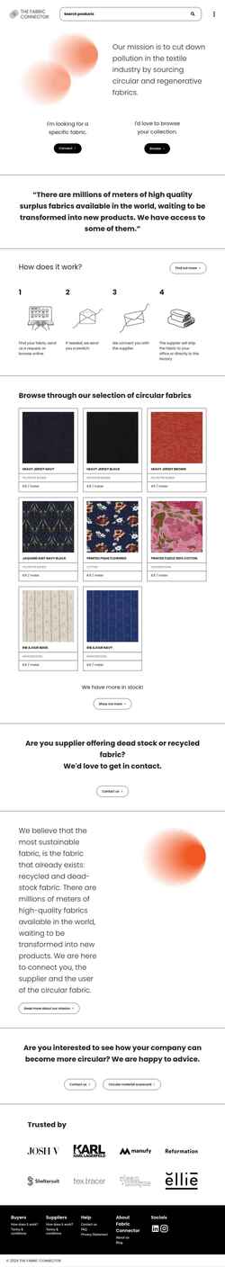 Screenshot fabric-connector.com