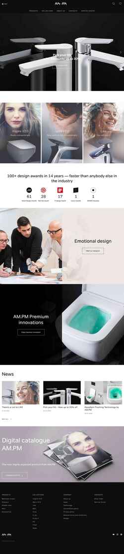 Snimka zaslona ampm-world.com