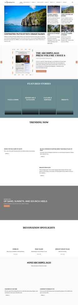 Screenshot thearchipelagopress.com