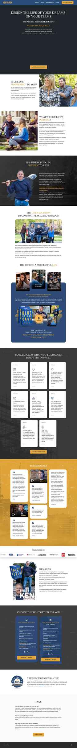 Screenshot courses.kenrusk.com