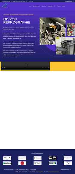 Screenshot micronrepro.com