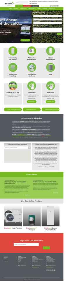 Screenshot www.firebird.ie