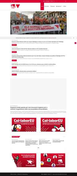 Screenshot eupv.org