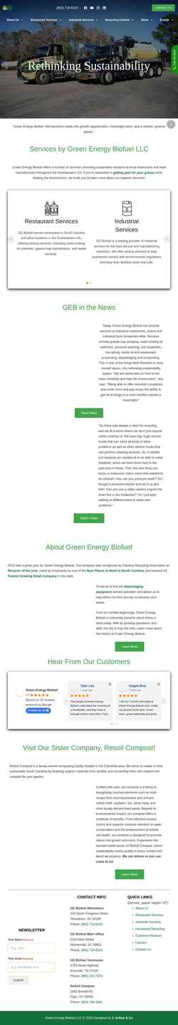 Screenshot gebiofuel.com