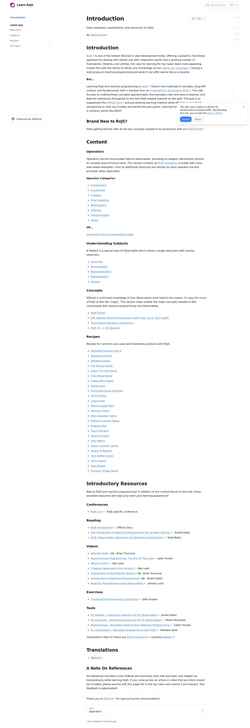 Posnetek zaslona www.learnrxjs.io