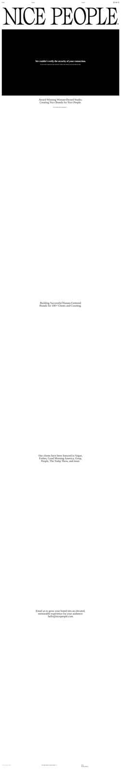 Screenshot nicepeople.com