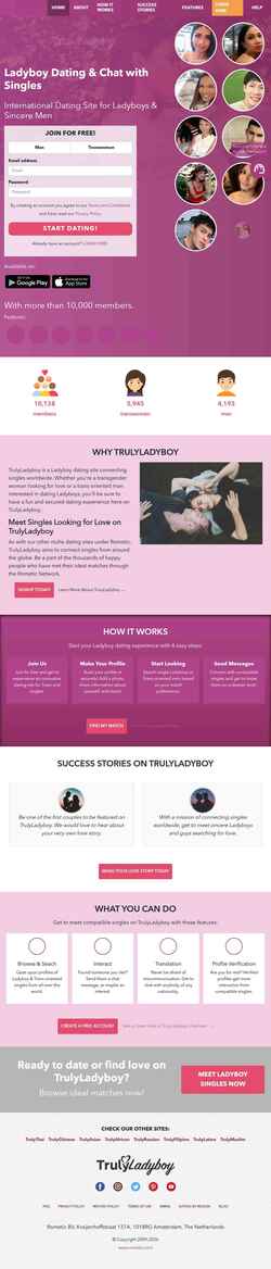 Screenshot www.trulyladyboy.com