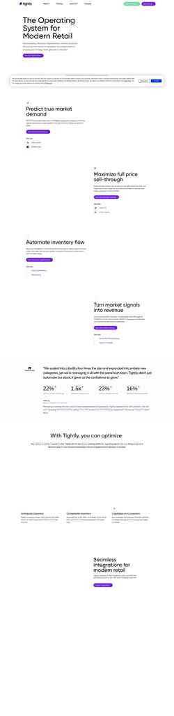 Screenshot tightly.io