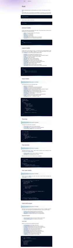 Screenshot libfluid.org