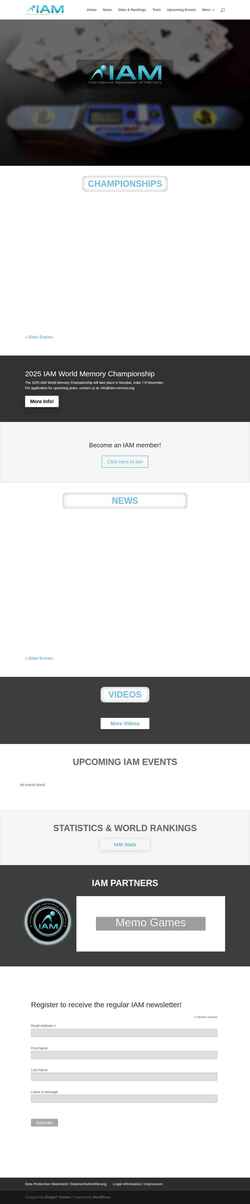スクリーンショット www.iam-memory.org