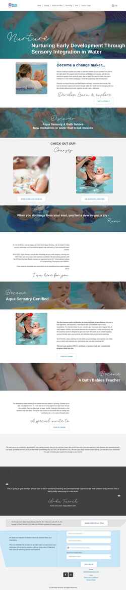 Screenshot aquasensory.com