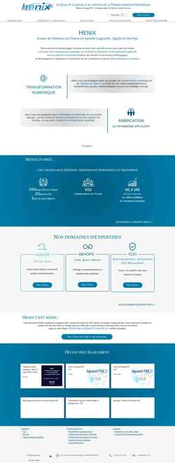 Screenshot www.henix.com