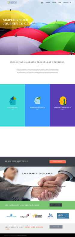 Screenshot quantm.com