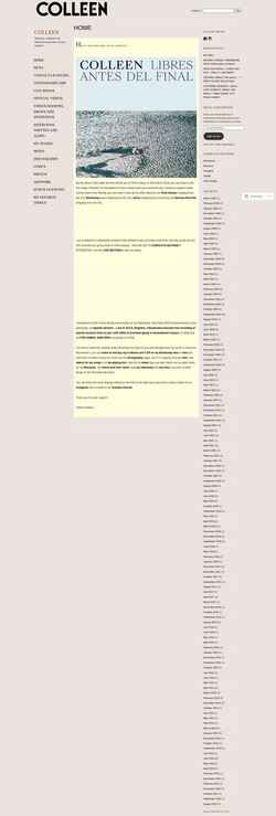 Screenshot colleenplays.org