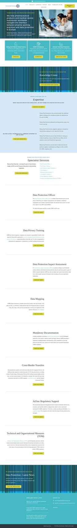 Screenshot www.pharmadataprotection.com