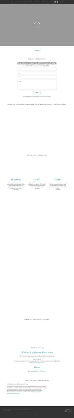 Скриншот wickieslighthouserestaurant.com