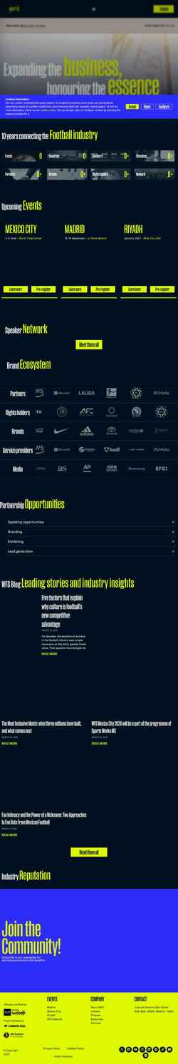 Скриншот worldfootballsummit.com