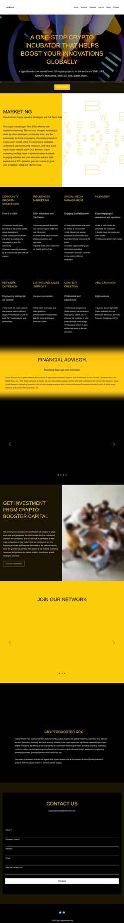 Screenshot www.cryptobooster.org