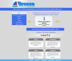 Screenshot www.breezewebsitebuilder.com