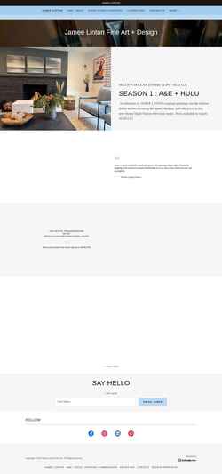 Screenshot jameelinton.com