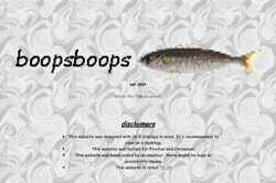 Screenshot boopsboops.fish