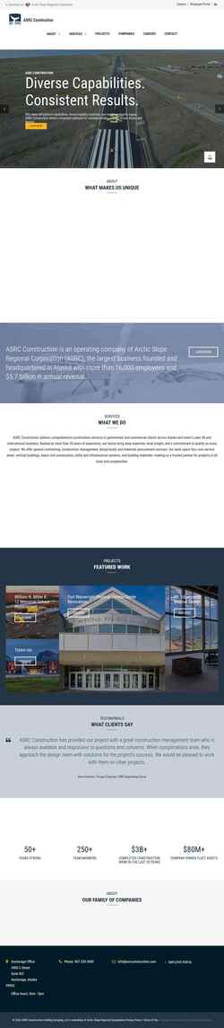 Screenshot asrcconstruction.com