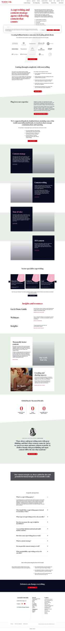 Screenshot www.strattoncraig.com