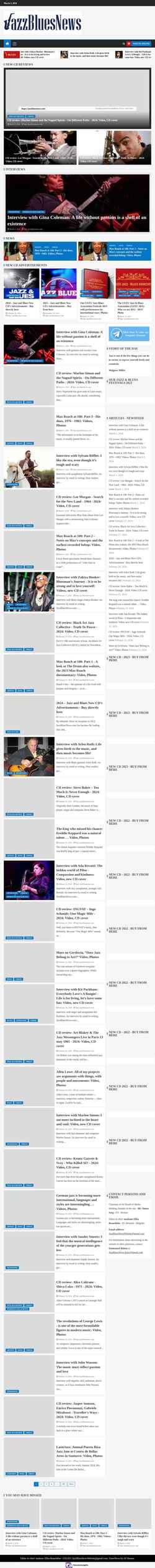 Screenshot jazzbluesnews.com