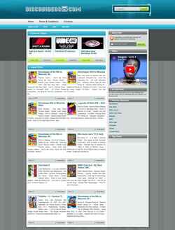 Снимак екрана www.discovideos.com