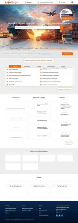 Screenshot exportpages-adria.com