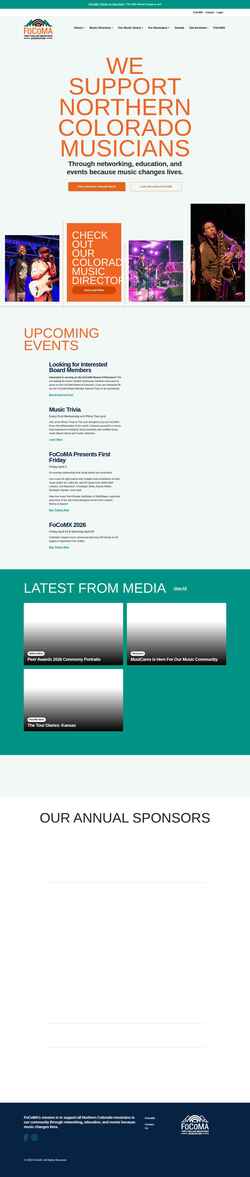 Screenshot focoma.org