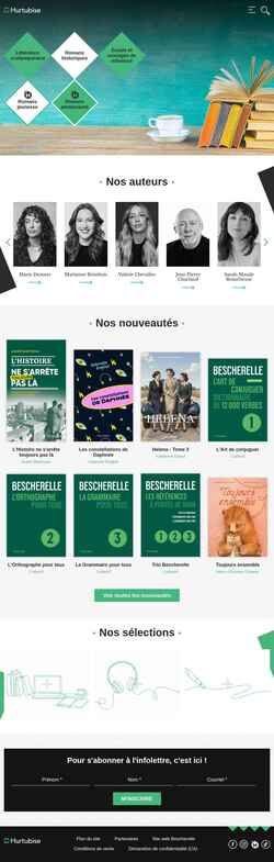 Screenshot editionshurtubise.com