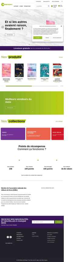 Screenshot editionsdemortagne.com