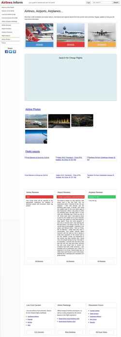 Screenshot www.airlines-inform.com