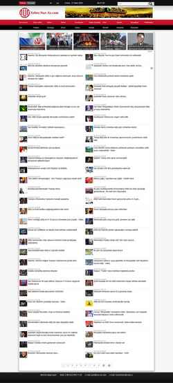 Screenshot xeber.nur-az.com