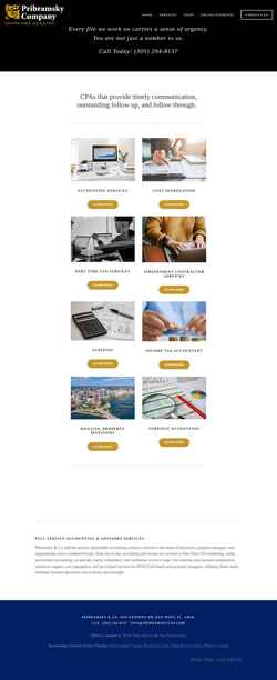 Screenshot pribramskycpa.com
