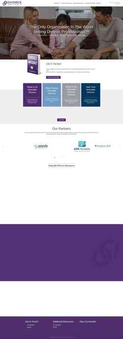 Screenshot www.divorceamicably.com