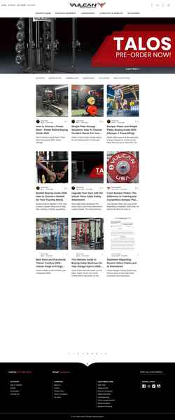 Screenshot blog.vulcanstrength.com