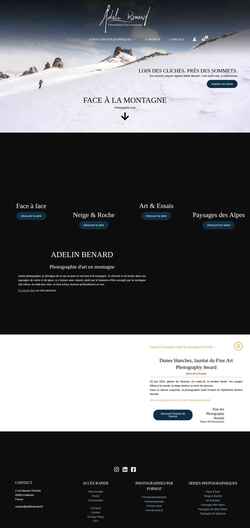 Screenshot adelinbenard.fr