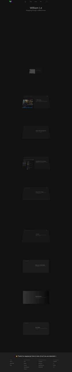 Screenshot williamle.design