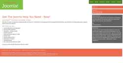 Screenshot www.helpwithjoomla.com