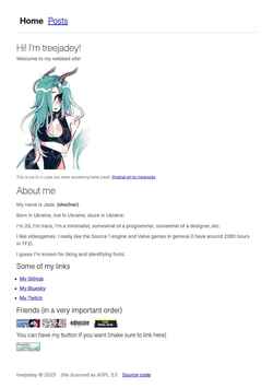 Screenshot treejadey.com