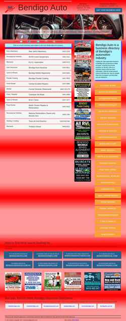 Screenshot bendigoauto.com
